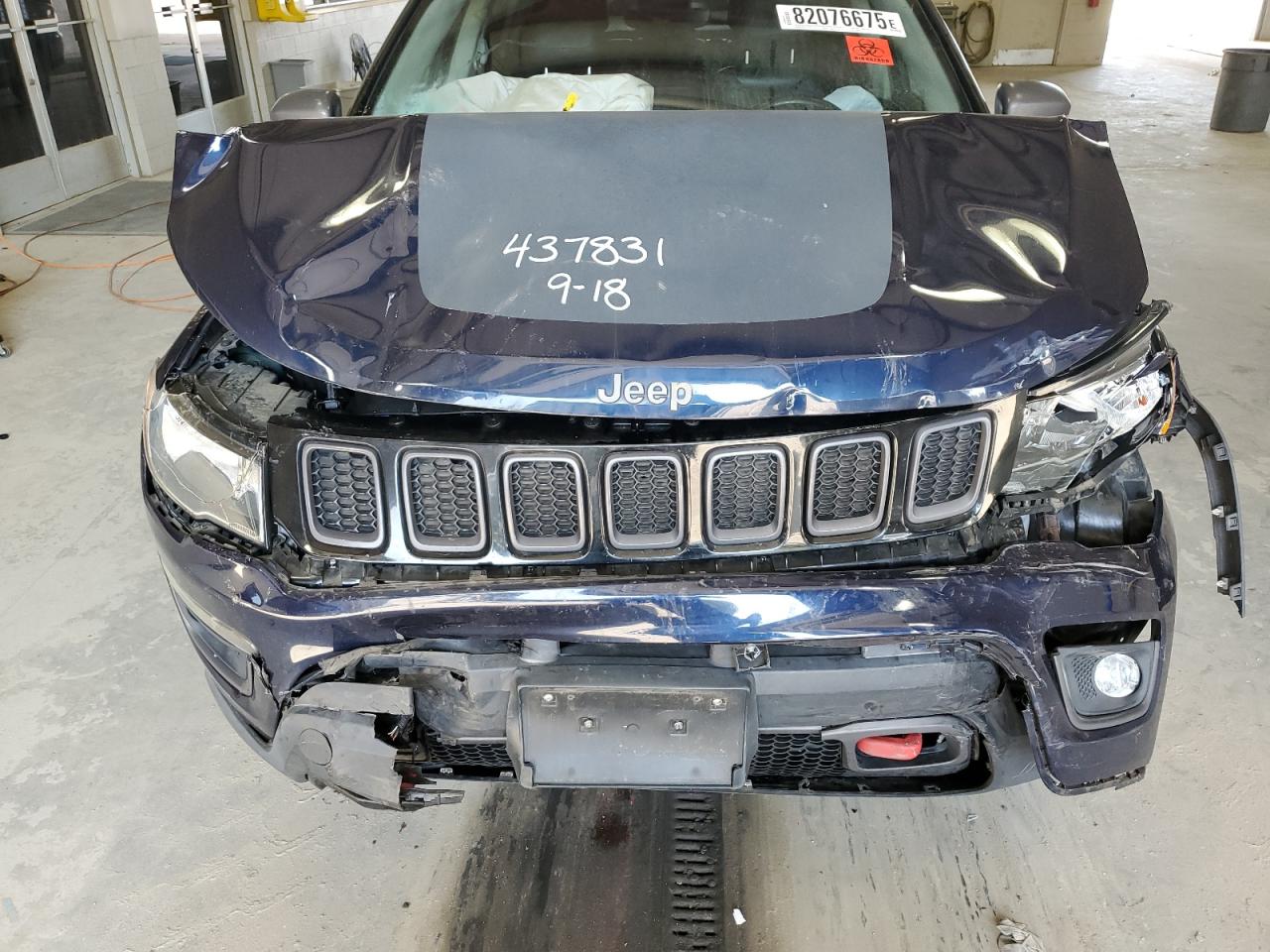 2017 Jeep Compass Trailhawk VIN: 3C4NJDDB0HT680292 Lot: 82076675