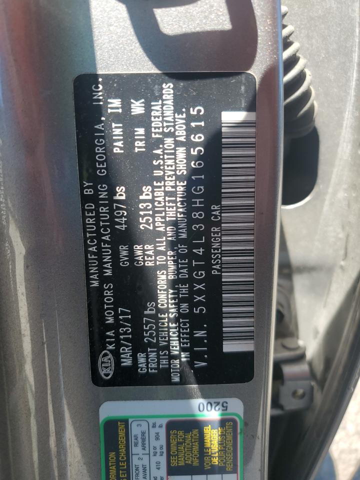 2017 Kia Optima Lx VIN: 5XXGT4L38HG165615 Lot: 70807415