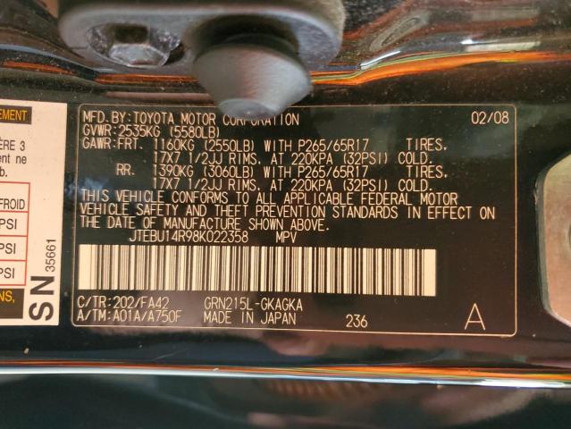 2008 TOYOTA 4RUNNER SR5  