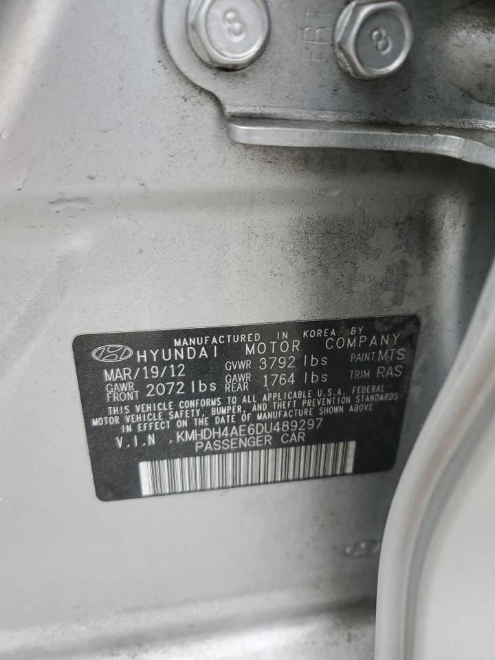 2013 Hyundai Elantra Gls VIN: KMHDH4AE6DU489297 Lot: 83982515