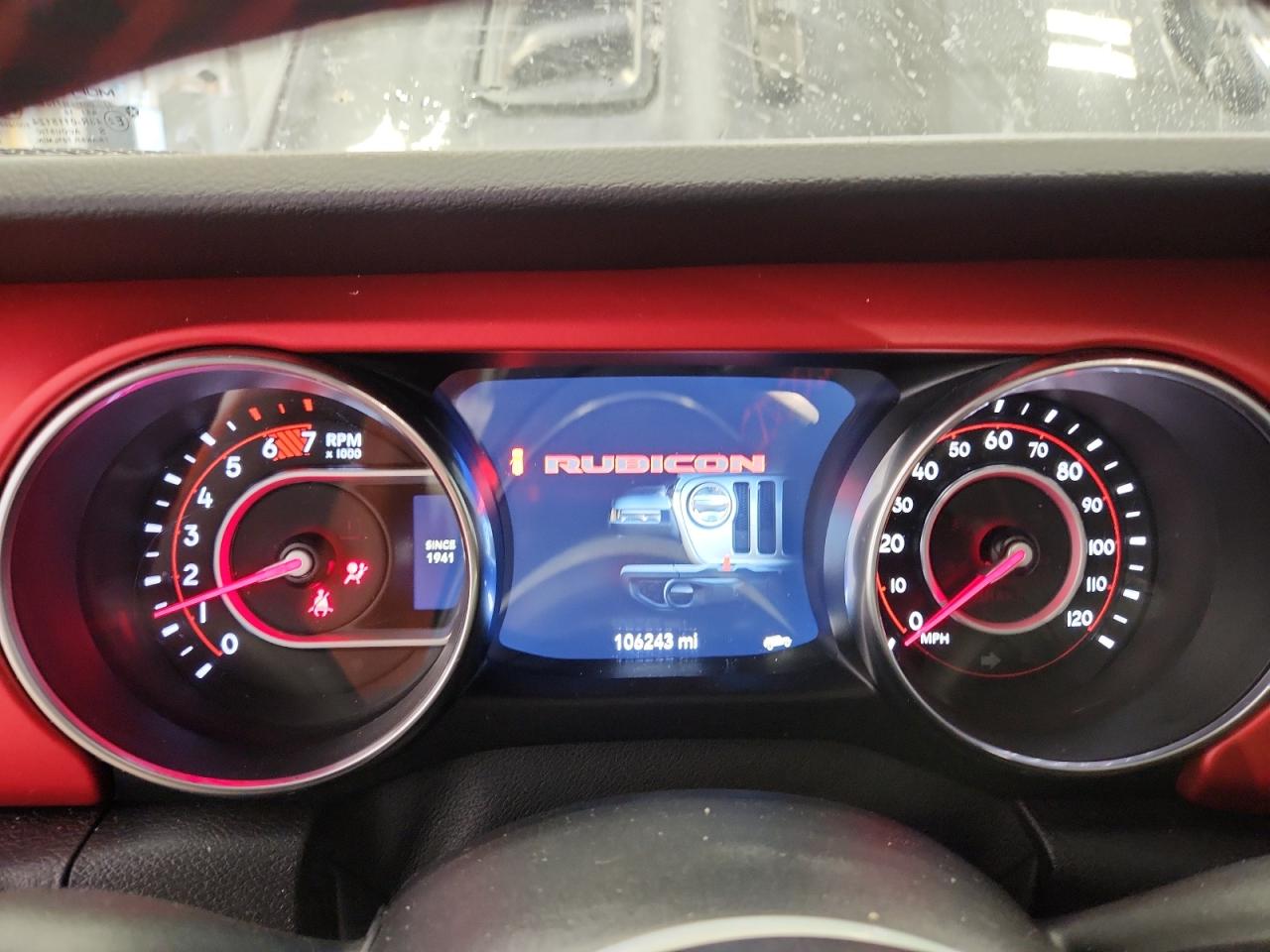 2019 Jeep Wrangler Unlimited Rubicon VIN: 1C4HJXFN7KW599734 Lot: 81405145