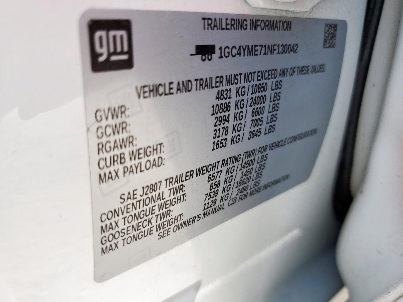 2022 Chevrolet Silverado K2500 Custom VIN: 1GC4YME71NF130042 Lot: 80804145