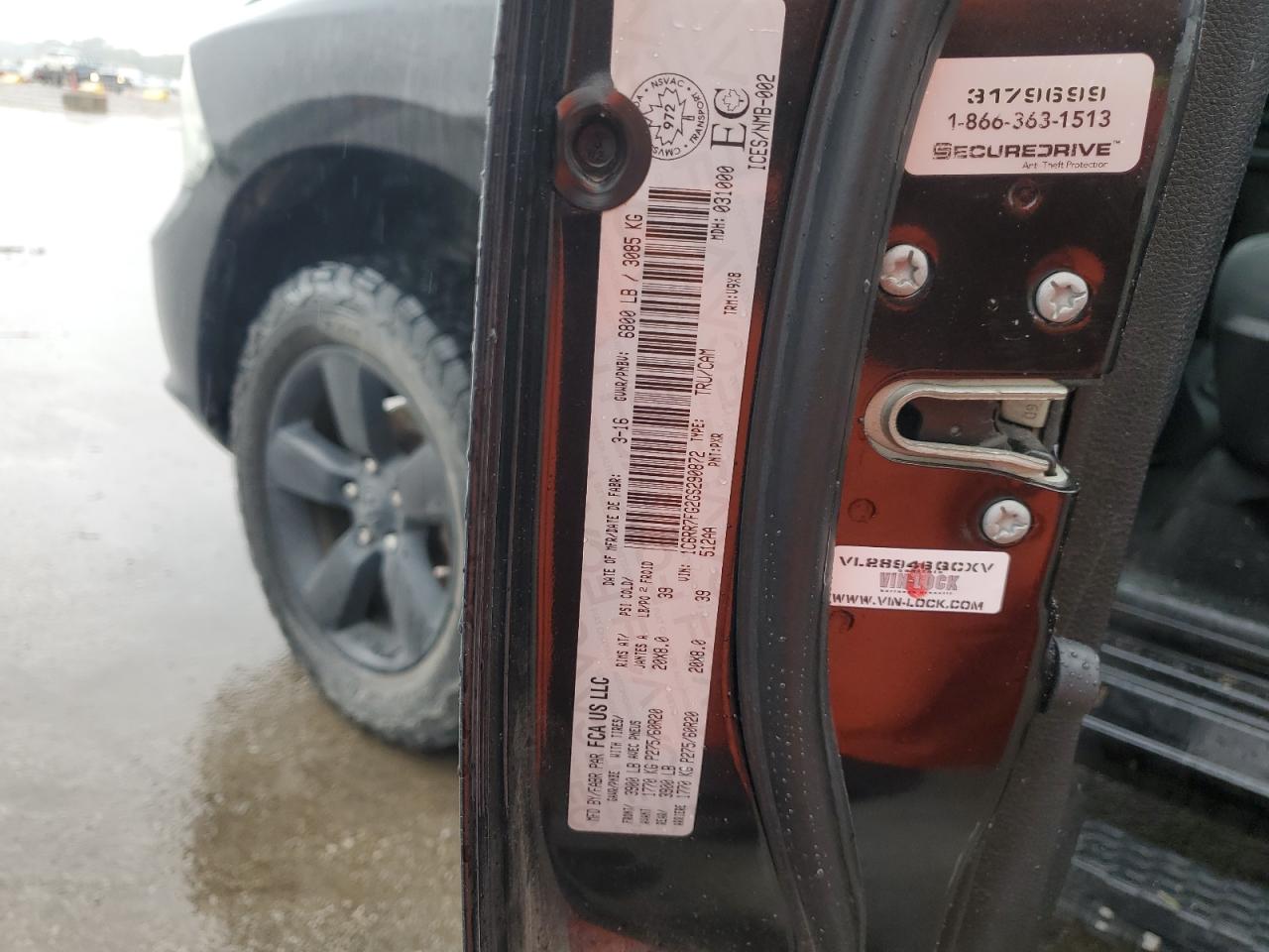 2016 Ram 1500 St VIN: 1C6RR7FG2GS290872 Lot: 82062955