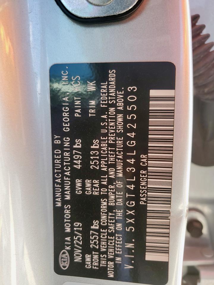 2020 Kia Optima Lx VIN: 5XXGT4L34LG425503 Lot: 71254195