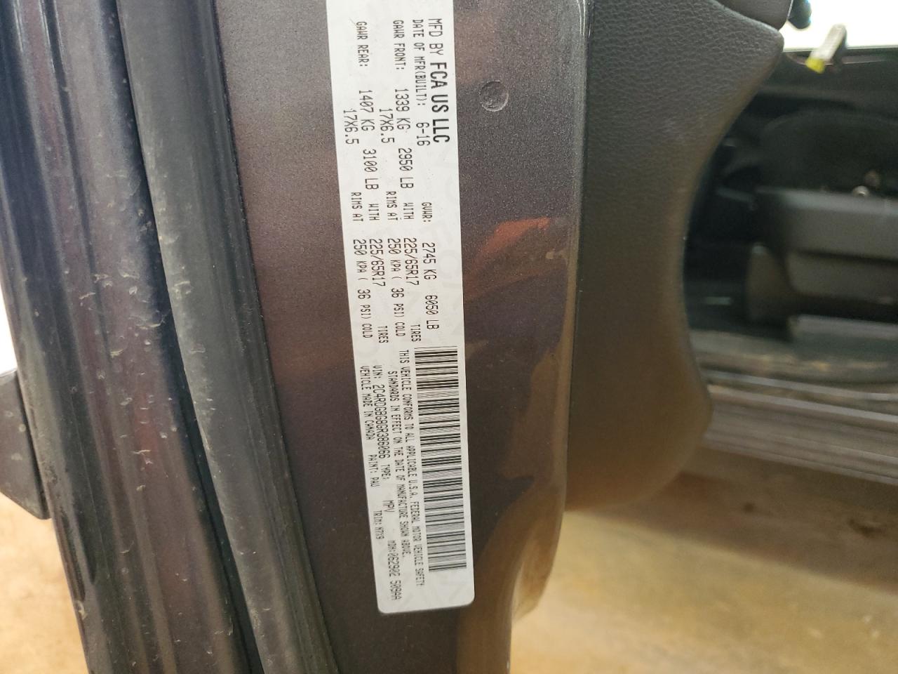 2016 Dodge Grand Caravan Se VIN: 2C4RDGBG8GR386066 Lot: 81763325