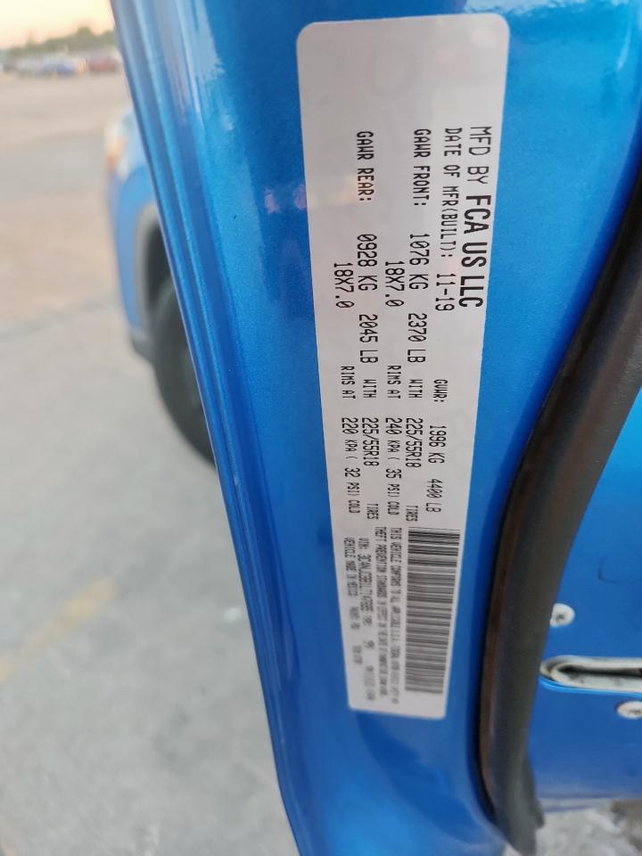 2020 Jeep Compass Latitude VIN: 3C4NJCBB1LT147695 Lot: 84433255