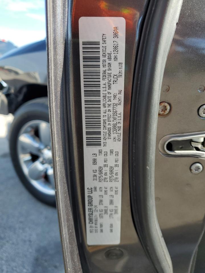 2015 Ram 1500 Slt VIN: 1C6RR6LTXFS567732 Lot: 80293195