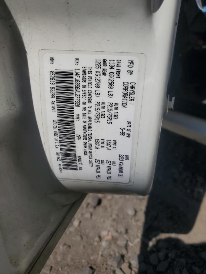 1998 Jeep Cherokee Sport VIN: 1J4FJ68S6WL277320 Lot: 81289795