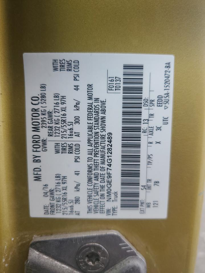 2016 Ford Transit Connect Xlt VIN: NM0GE9F74G1282489 Lot: 71199745