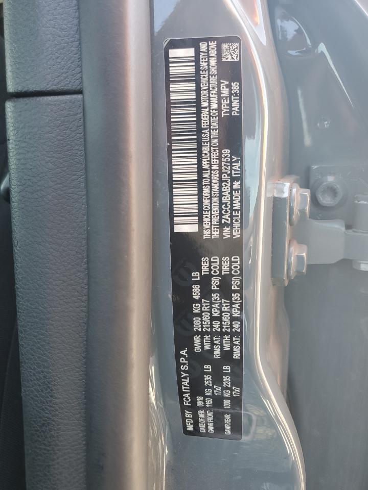 2018 Jeep Renegade Sport VIN: ZACCJBAB2JPJ27539 Lot: 83861955