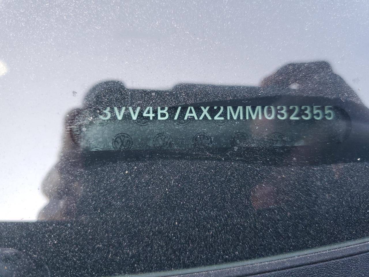 2021 Volkswagen Tiguan Sel Premium R-Line VIN: 3VV4B7AX2MM032355 Lot: 80708695