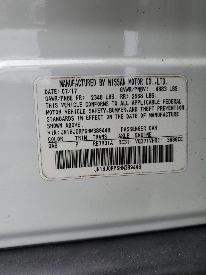 2017 Infiniti Qx50 VIN: JN1BJ0RP6HM389448 Lot: 71266655