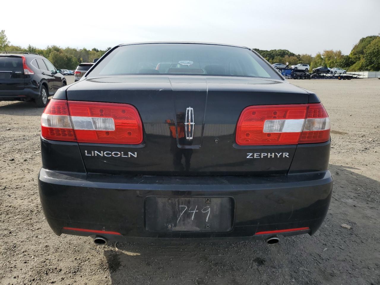 2006 Lincoln Zephyr VIN: 3LNHM26136R627749 Lot: 81909055