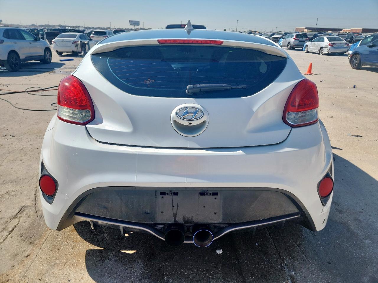 2014 Hyundai Veloster Turbo VIN: KMHTC6AE7EU191400 Lot: 80125425