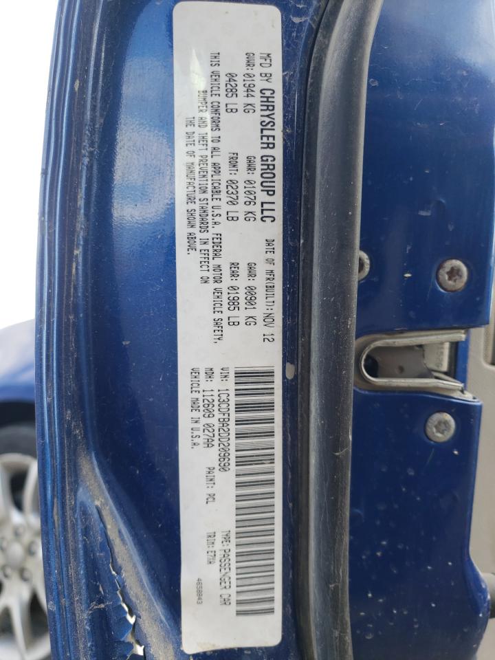 2013 Dodge Dart Sxt VIN: 1C3CDFBA2DD209690 Lot: 82093215