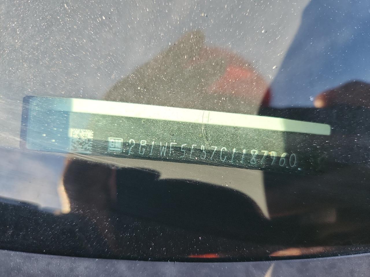 2012 Chevrolet Impala Ls VIN: 2G1WF5E37C1187960 Lot: 84202865