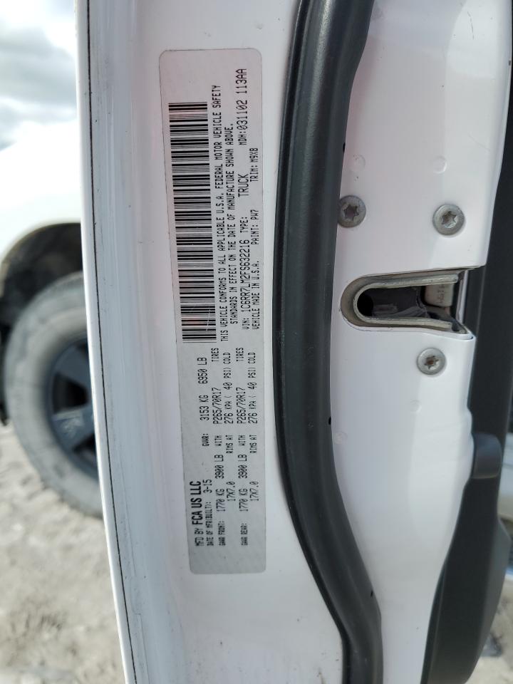 2015 Ram 1500 Slt VIN: 1C6RR7LM2FS632216 Lot: 84201285