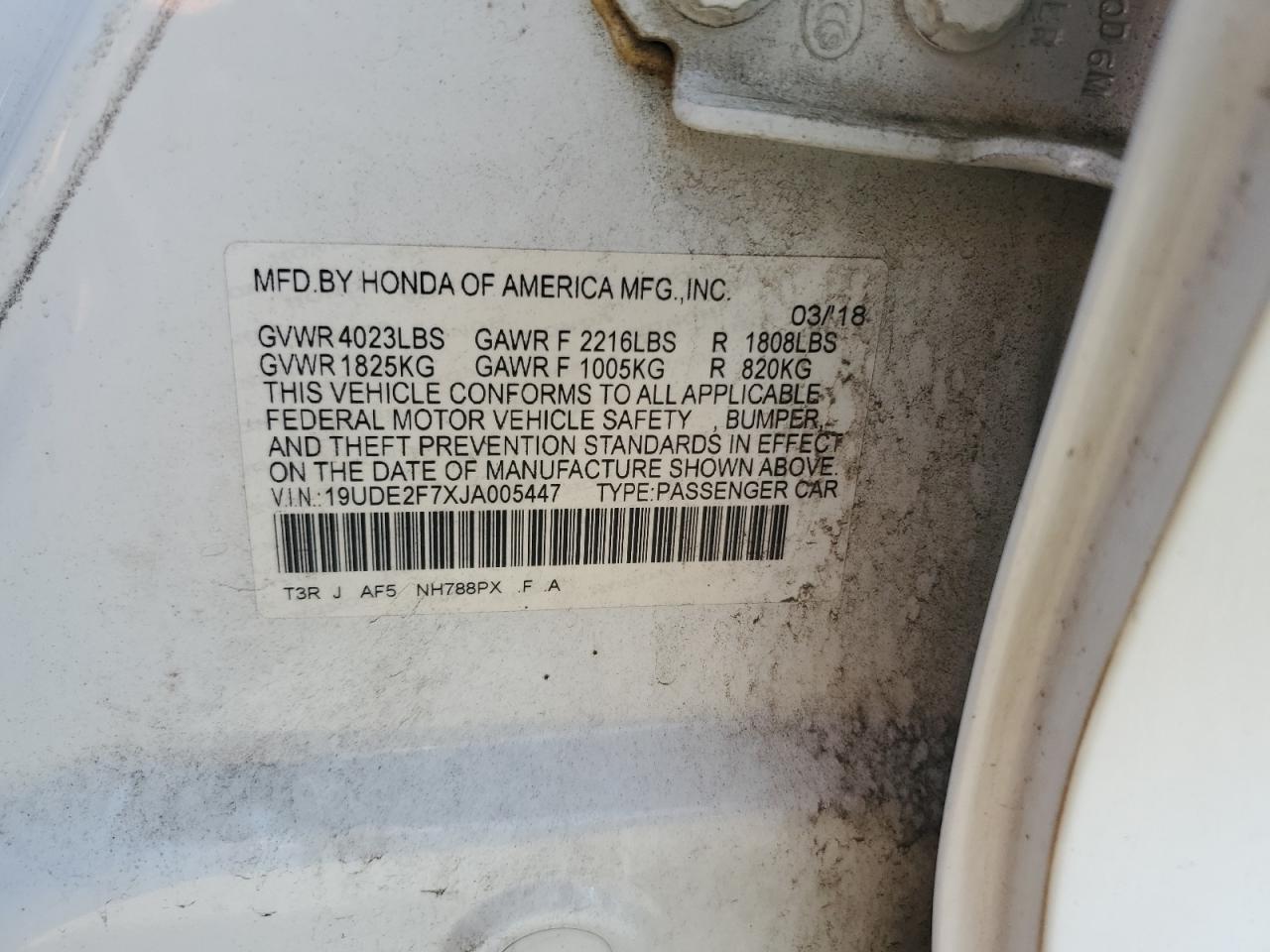 2018 Acura Ilx Premium VIN: 19UDE2F7XJA005447 Lot: 71279555