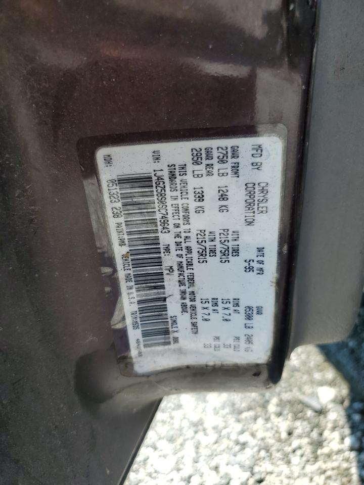 1995 Jeep Grand Cherokee Laredo VIN: 1J4GZ58S0SC749643 Lot: 70354975