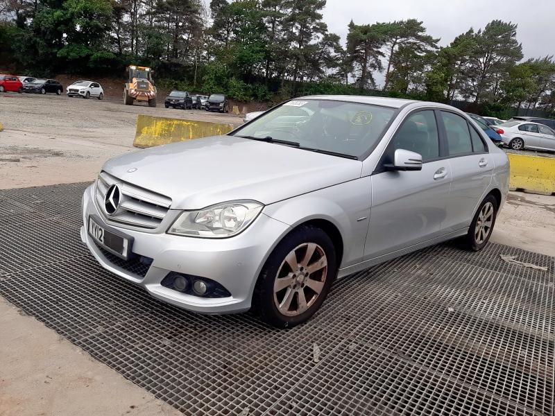 2012 MERCEDES-BENZ C180 SE BLUEEFFICIENCY C180 BLUEEFFICIENCY SE 4DR for sale at Copart WOLVERHAMPTON