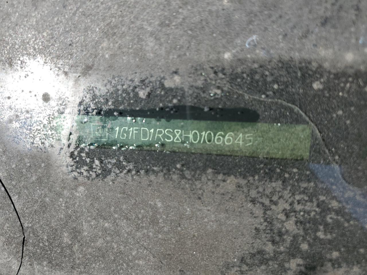 2017 Chevrolet Camaro Lt VIN: 1G1FD1RS8H0106645 Lot: 81292105