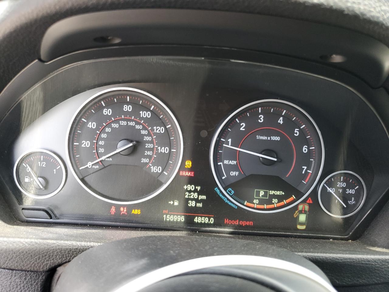 2014 BMW 335 Xi VIN: WBA3B9G56ENR91340 Lot: 68573745