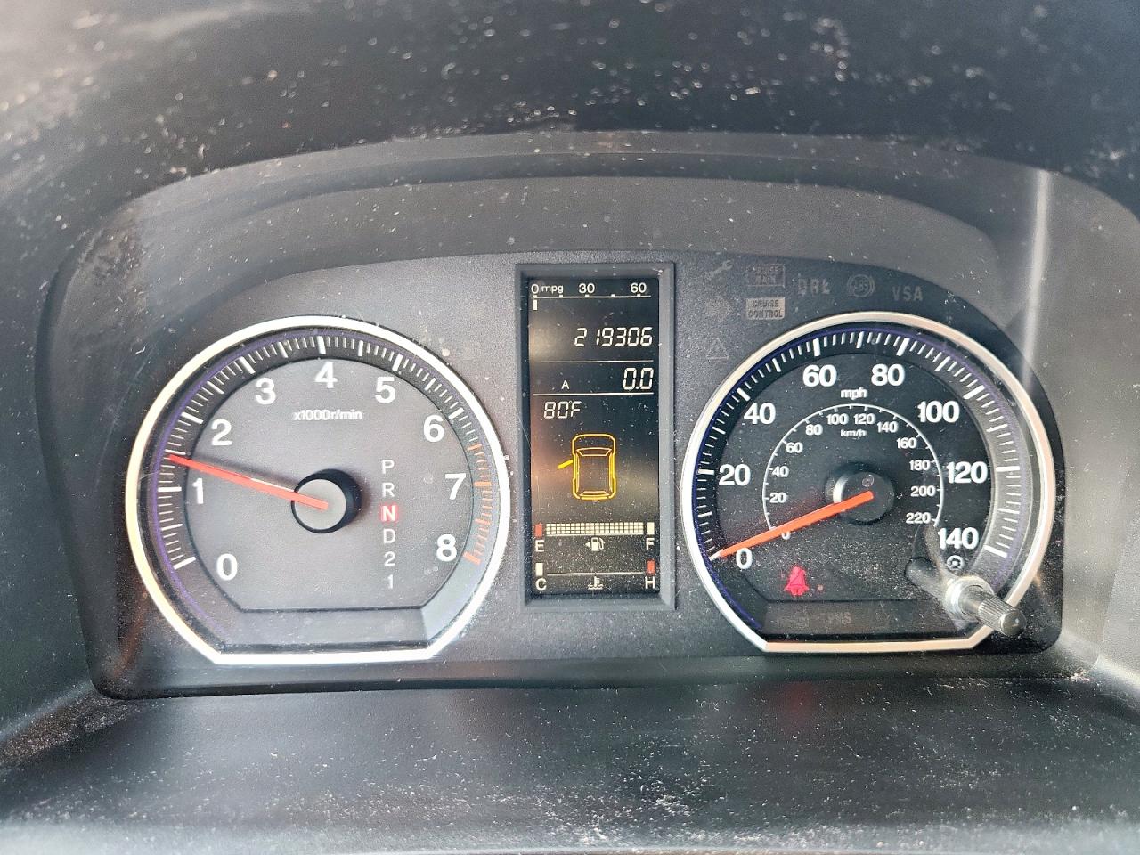 2009 Honda Cr-V Exl VIN: JHLRE38799C004798 Lot: 80020305