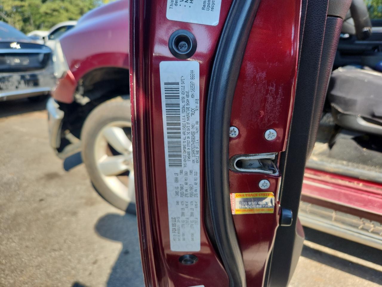 2017 Ram 1500 Slt VIN: 1C6RR7GG7HS583456 Lot: 81320715