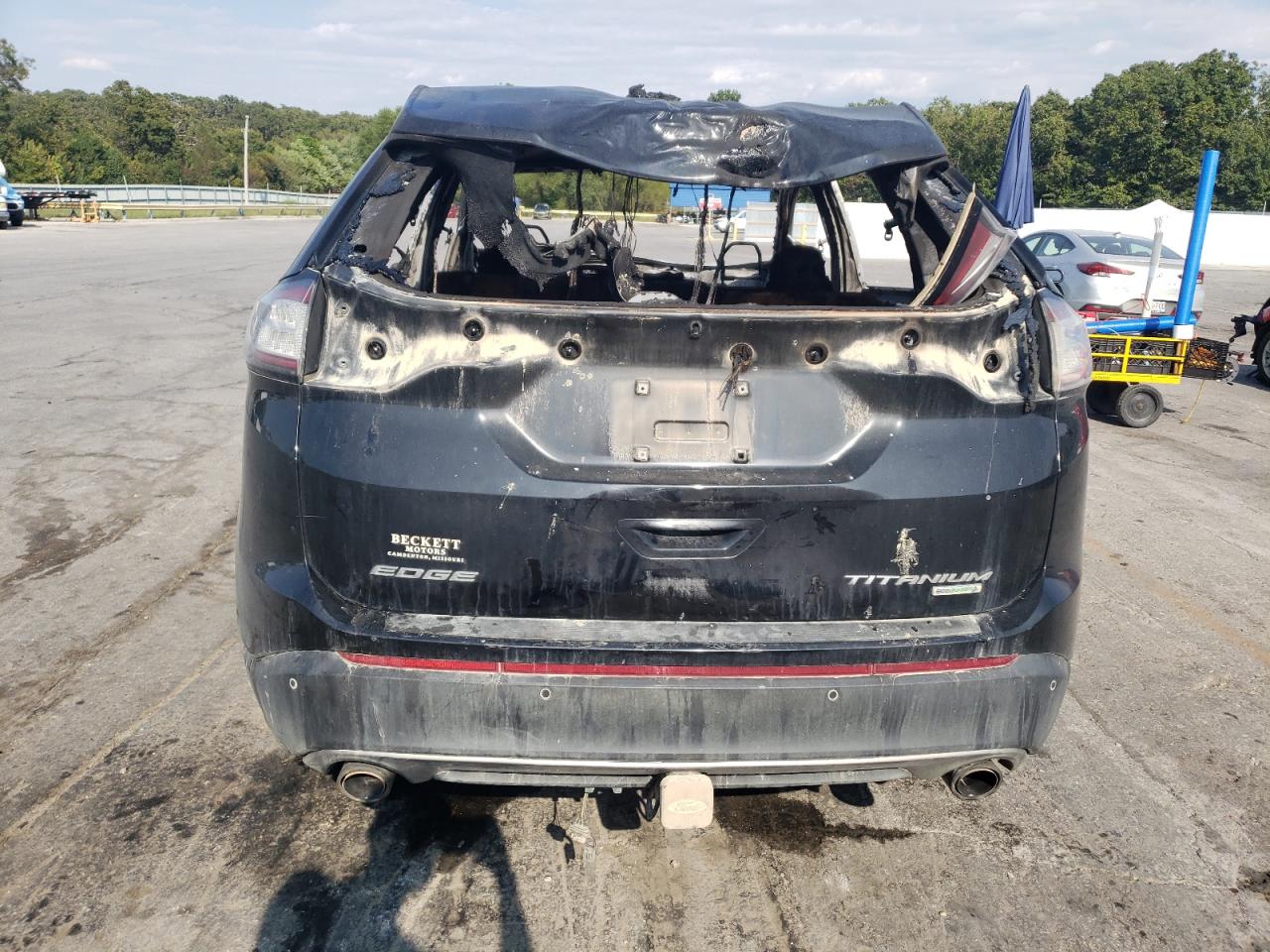 2016 Ford Edge Titanium VIN: 2FMPK3K99GBB99687 Lot: 80709285