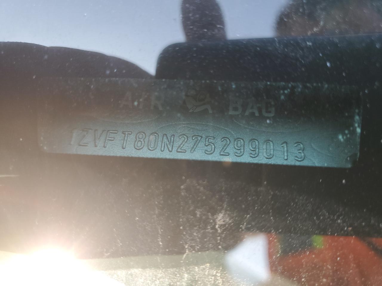 2007 Ford Mustang VIN: 1ZVFT80N275299013 Lot: 80442025