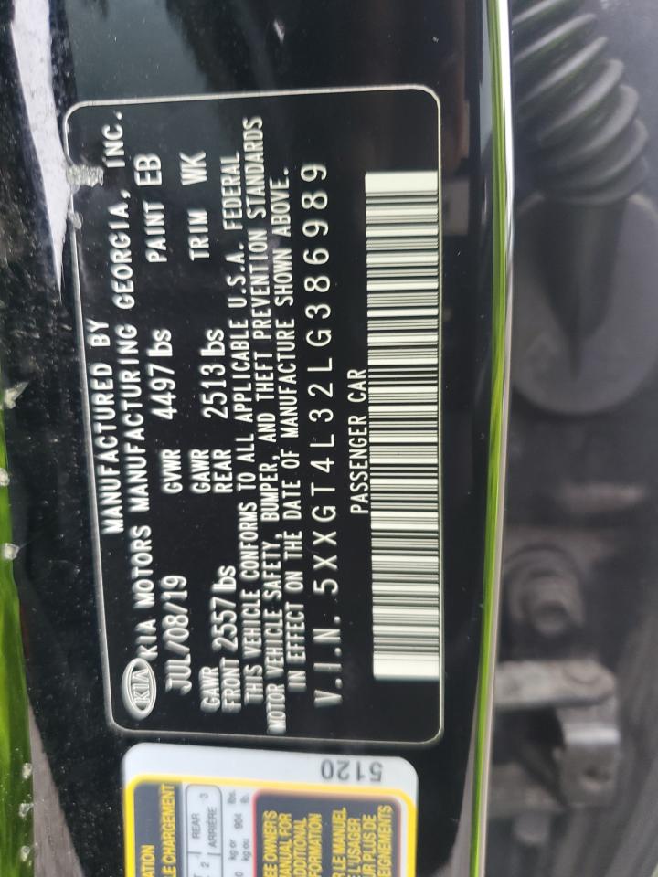 2020 Kia Optima Lx VIN: 5XXGT4L32LG386989 Lot: 81092355