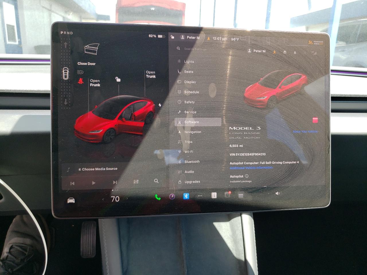 2025 Tesla Model 3 VIN: 5YJ3E1EB4SF904310 Lot: 70870215