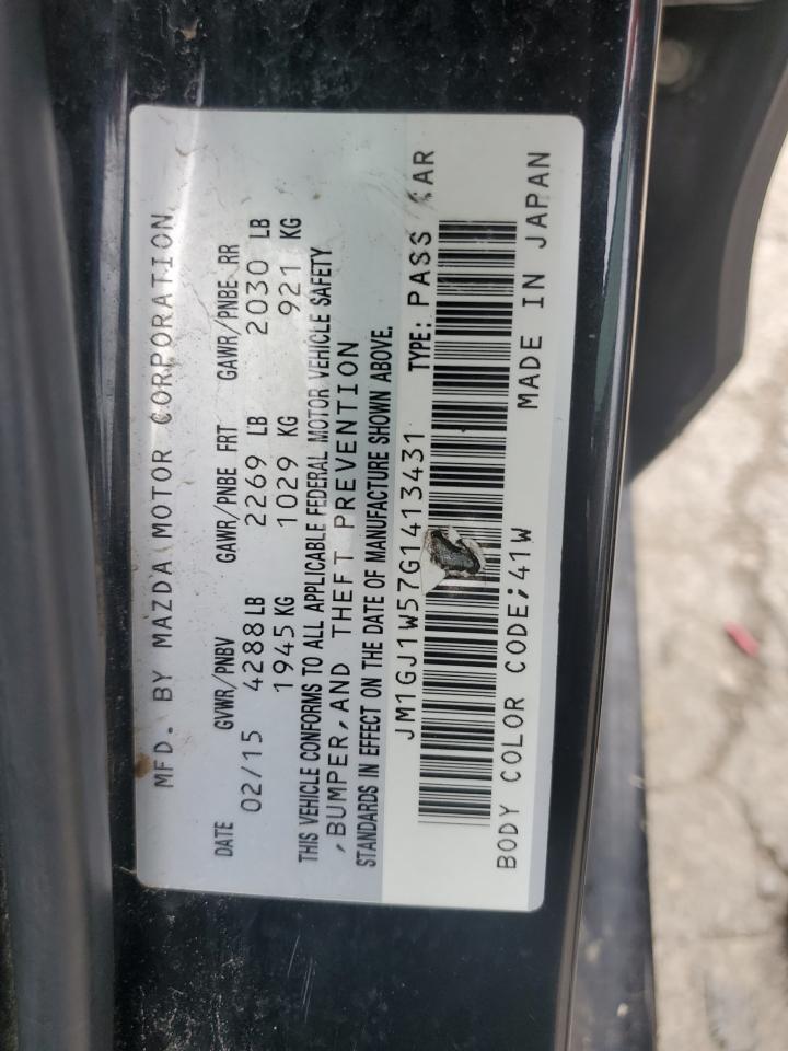 2016 Mazda 6 Grand Touring VIN: JM1GJ1W57G1413431 Lot: 81309015