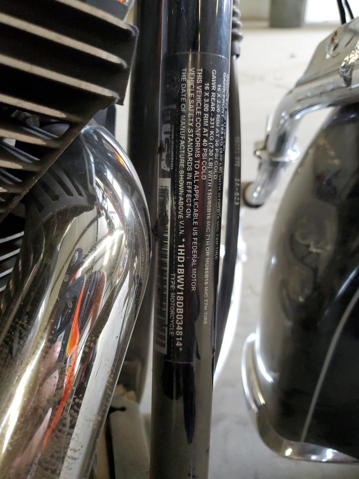 2013 Harley-Davidson Flstc Heritage Softail Classic VIN: 1HD1BWV18DB034814 Lot: 80397165