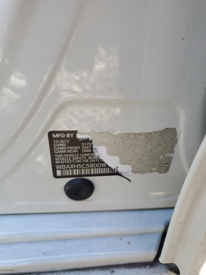 2013 BMW 528 Xi VIN: WBAXH5C59DDW15878 Lot: 71609605