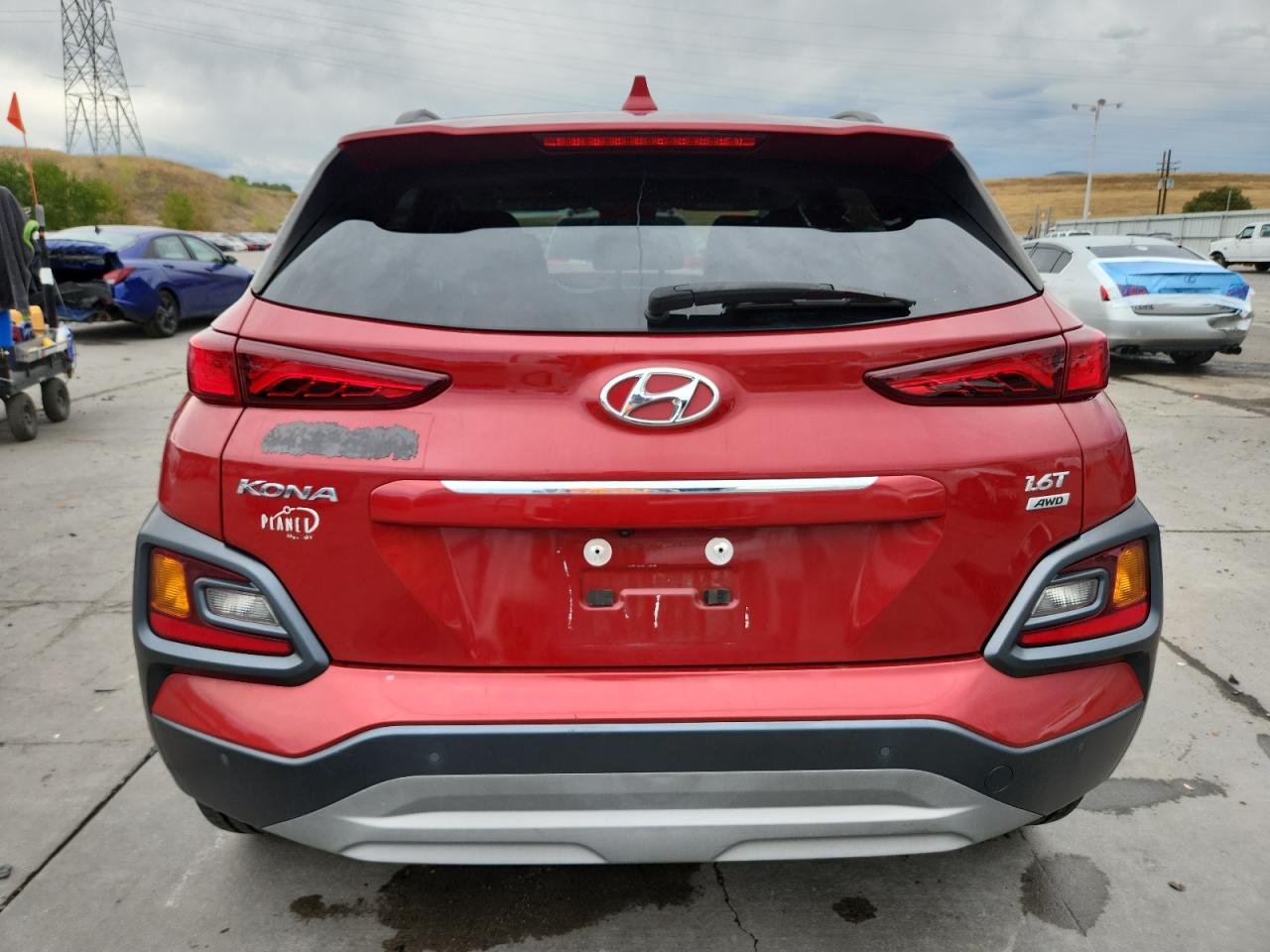 2021 Hyundai Kona Ultimate VIN: KM8K5CA53MU736236 Lot: 81140685