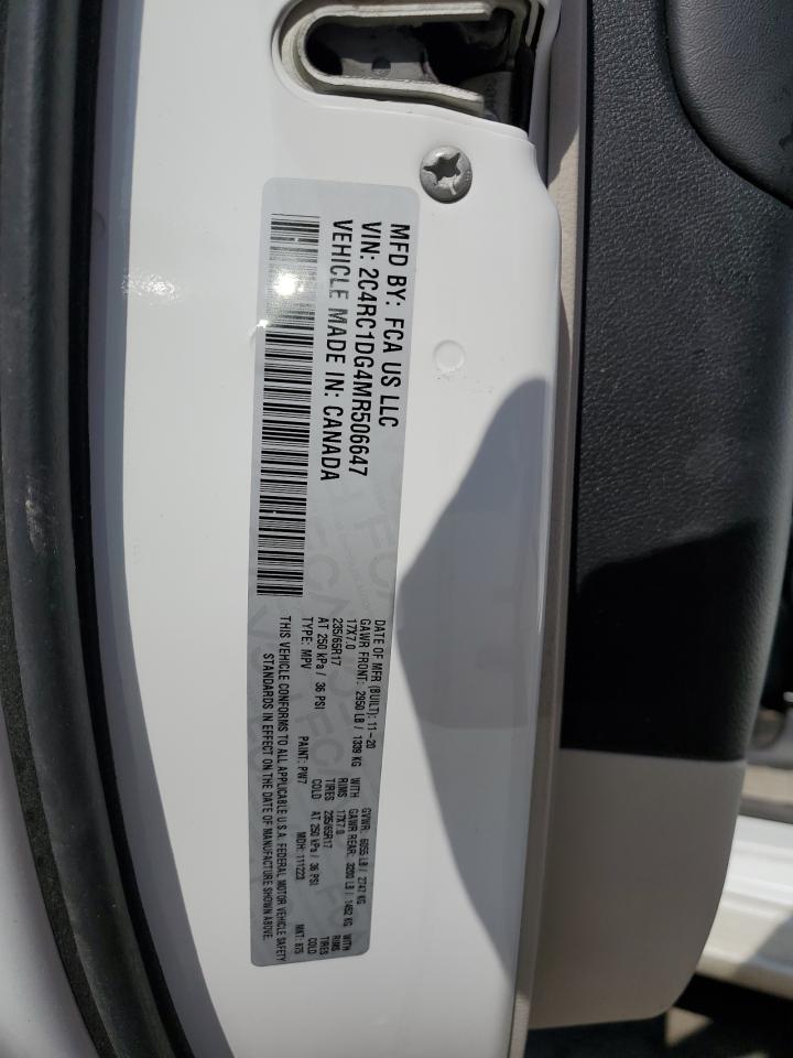 2021 Chrysler Voyager Lxi VIN: 2C4RC1DG4MR506647 Lot: 84616535