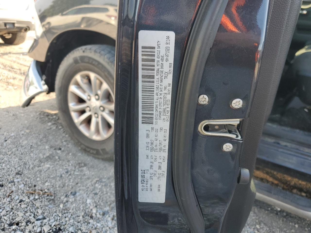 2016 Ram 1500 Slt VIN: 3C6RR6LT5GG370718 Lot: 71034735