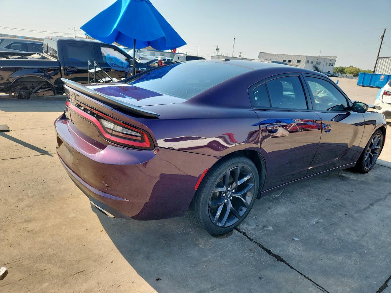 2021 Dodge Charger Sxt purple null flexible 2C3CDXBG3MH519215 photo #4