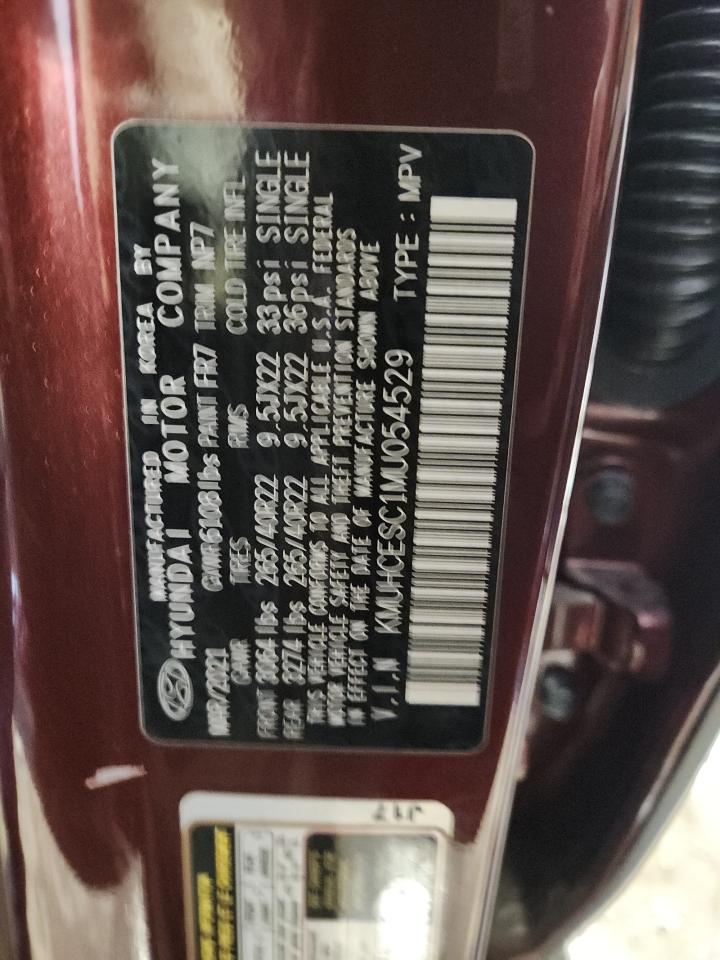 2021 Genesis Gv80 Base VIN: KMUHCESC1MU054529 Lot: 71426375