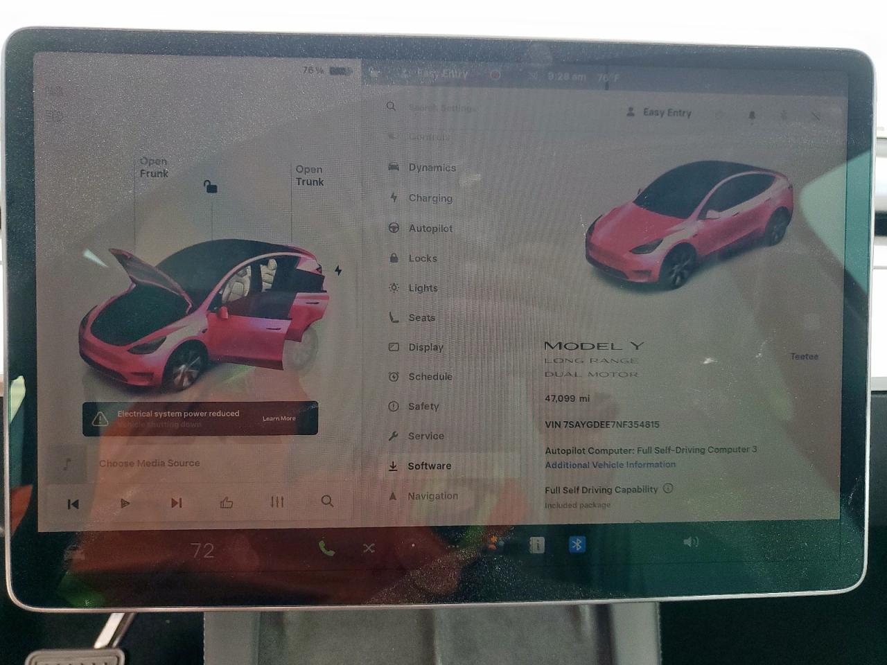 2022 Tesla Model Y VIN: 7SAYGDEE7NF354815 Lot: 81933395