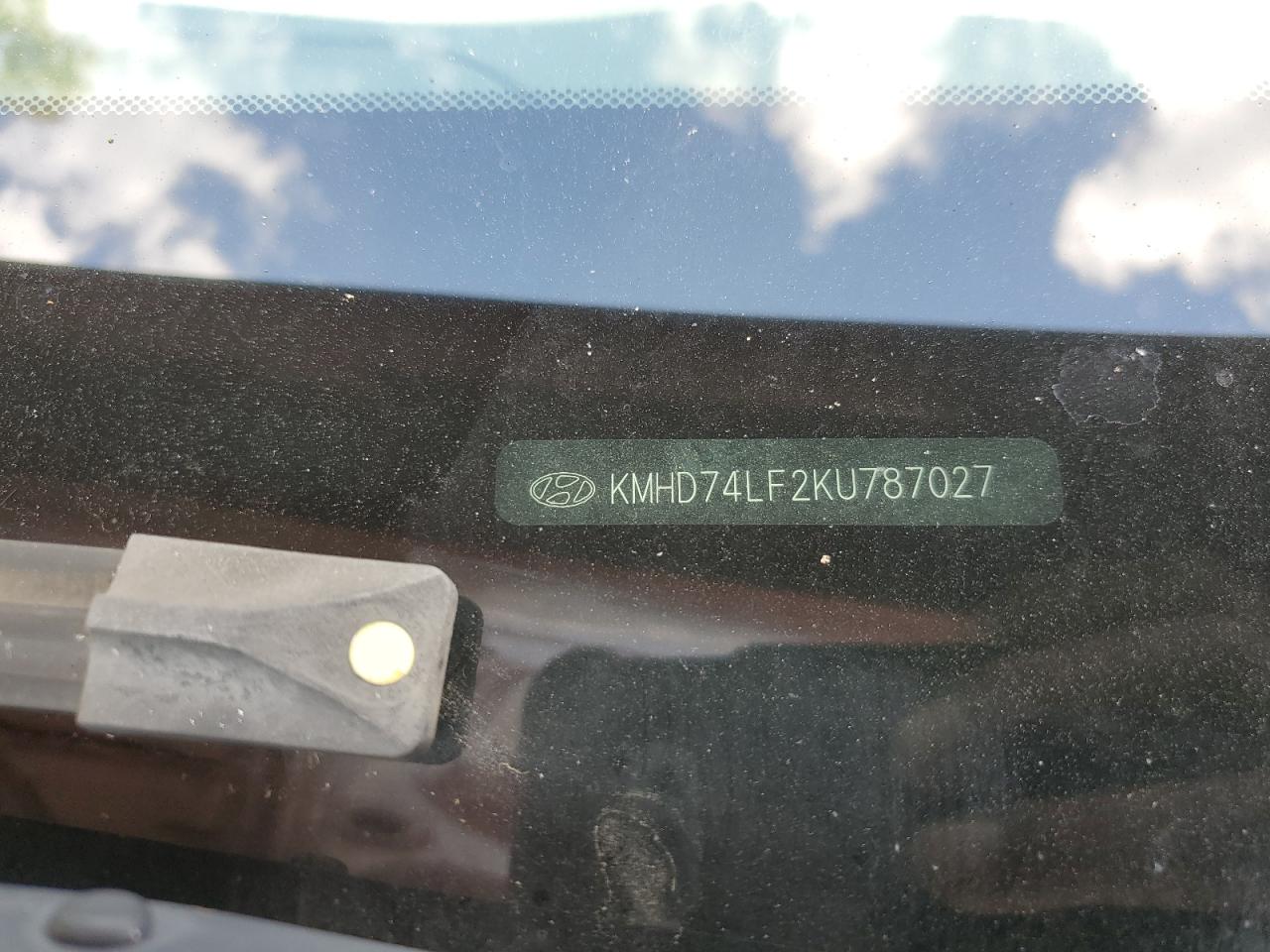 2019 Hyundai Elantra Se VIN: KMHD74LF2KU787027 Lot: 84203385
