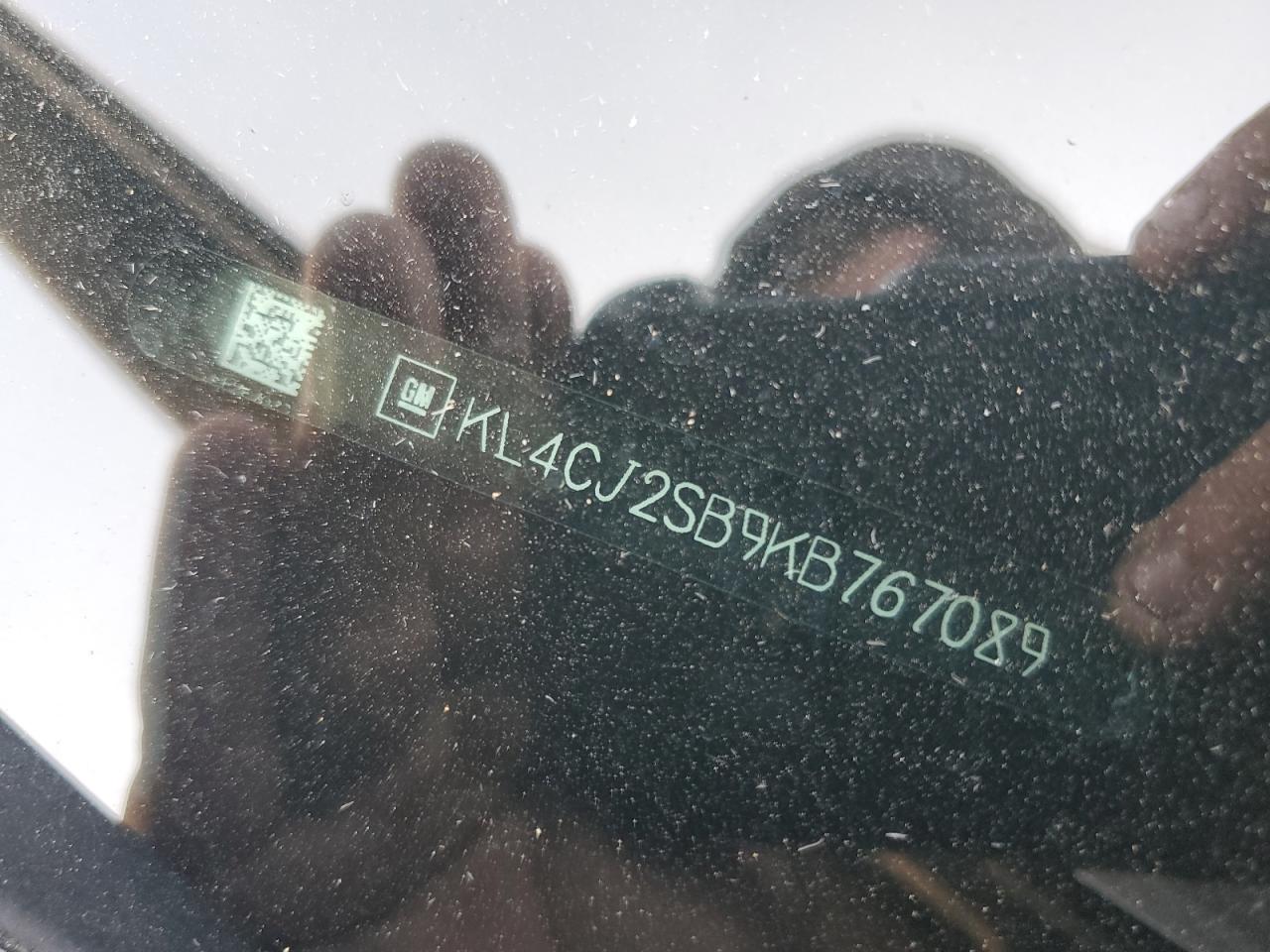 2019 Buick Encore Sport Touring VIN: KL4CJ2SB9KB767089 Lot: 80185375