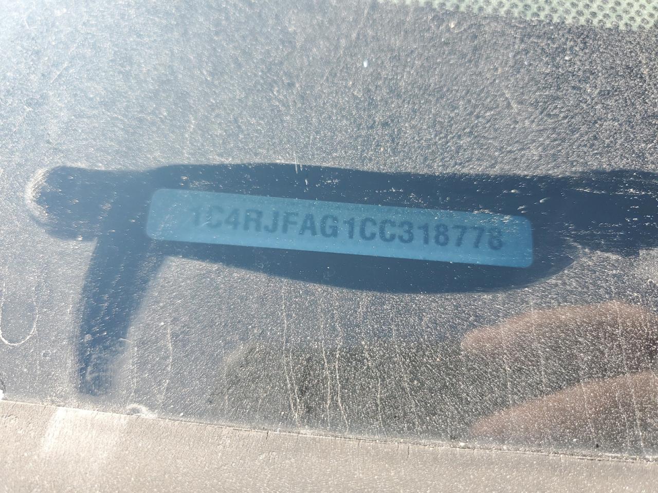 2012 Jeep Grand Cherokee Laredo VIN: 1C4RJFAG1CC318778 Lot: 81851565