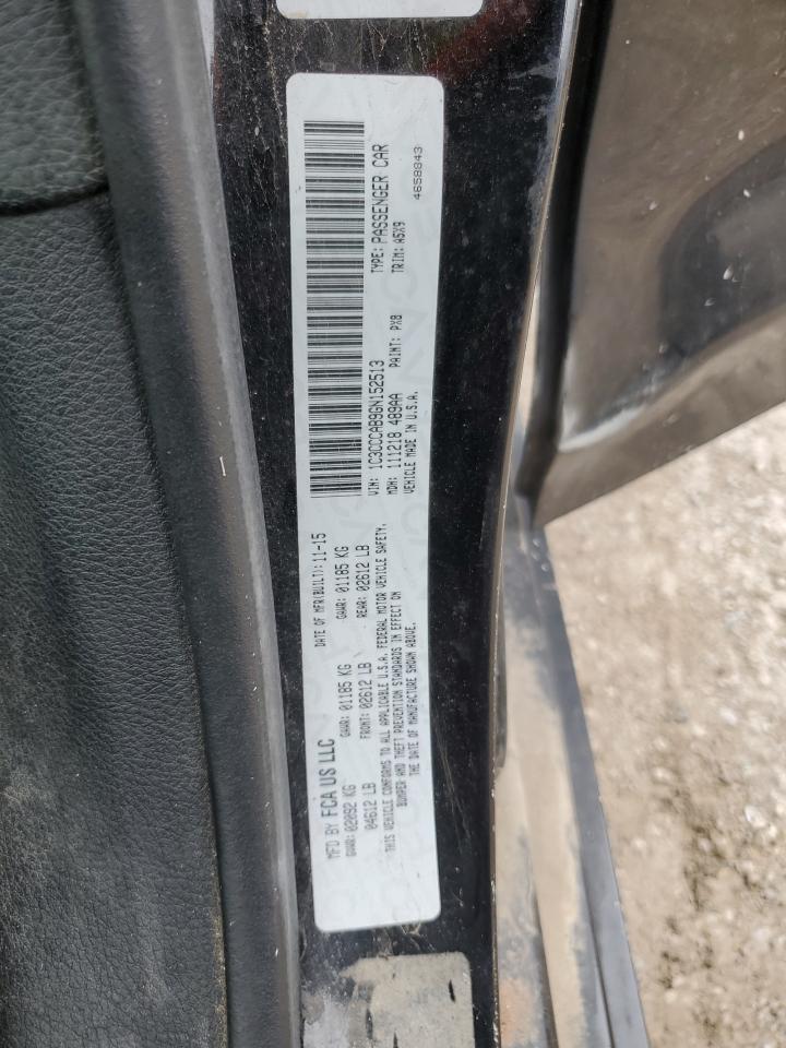 2016 Chrysler 200 Limited VIN: 1C3CCCAB9GN152513 Lot: 72072465