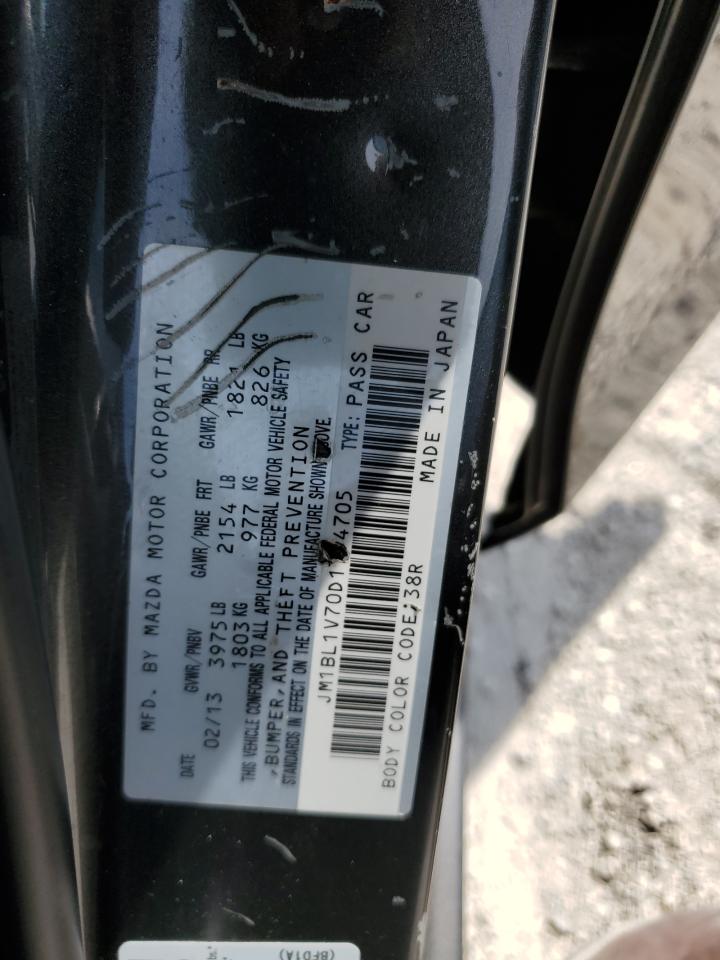 2013 Mazda 3 I VIN: JM1BL1V70D1794705 Lot: 80261195