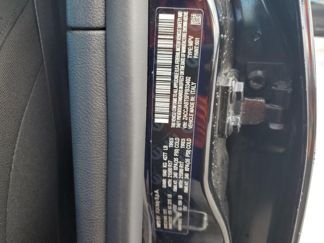 2015 Jeep Renegade Latitude VIN: ZACCJABT5FPB33492 Lot: 82049595