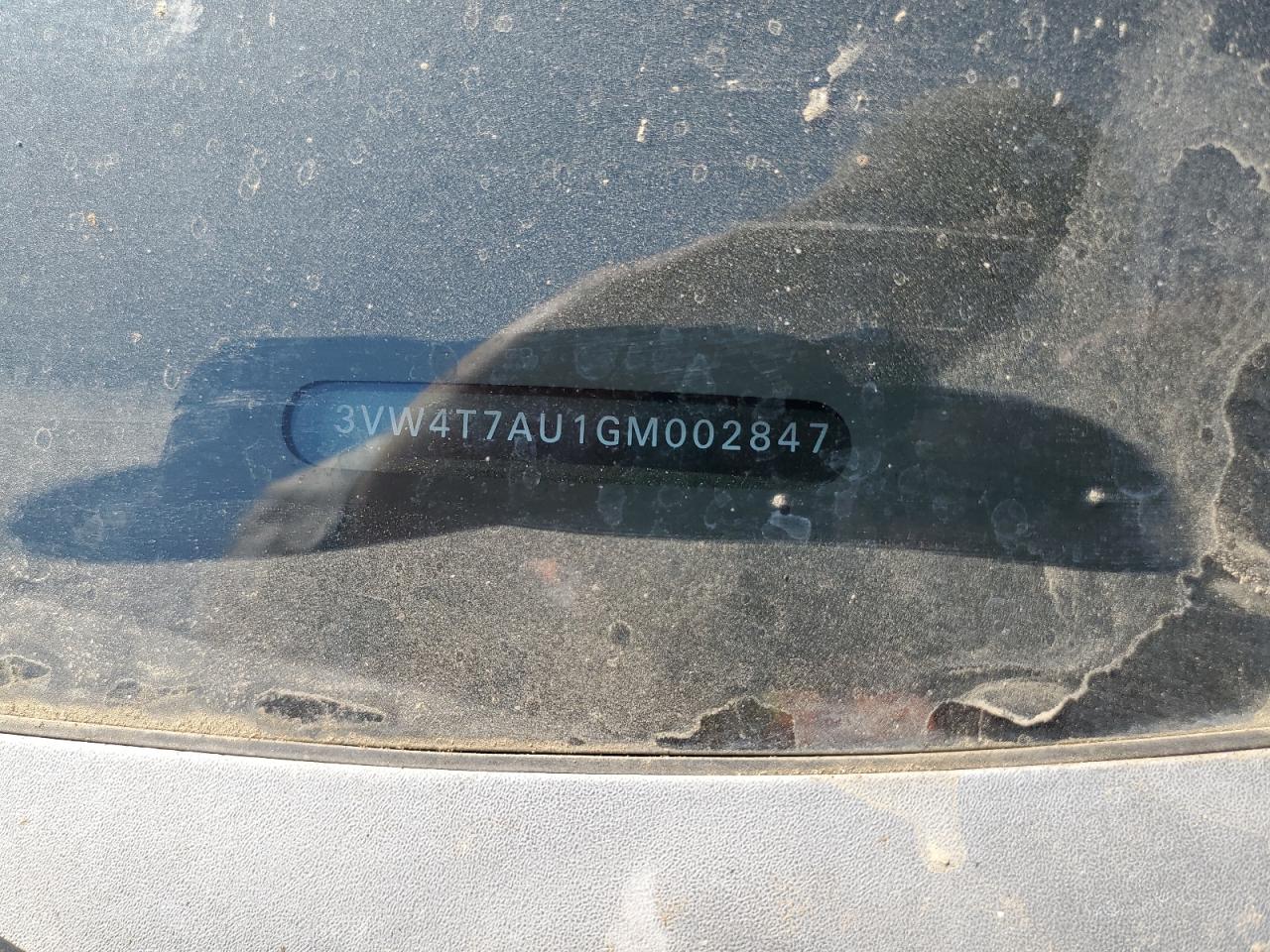 2016 Volkswagen Gti S/Se VIN: 3VW4T7AU1GM002847 Lot: 71636035
