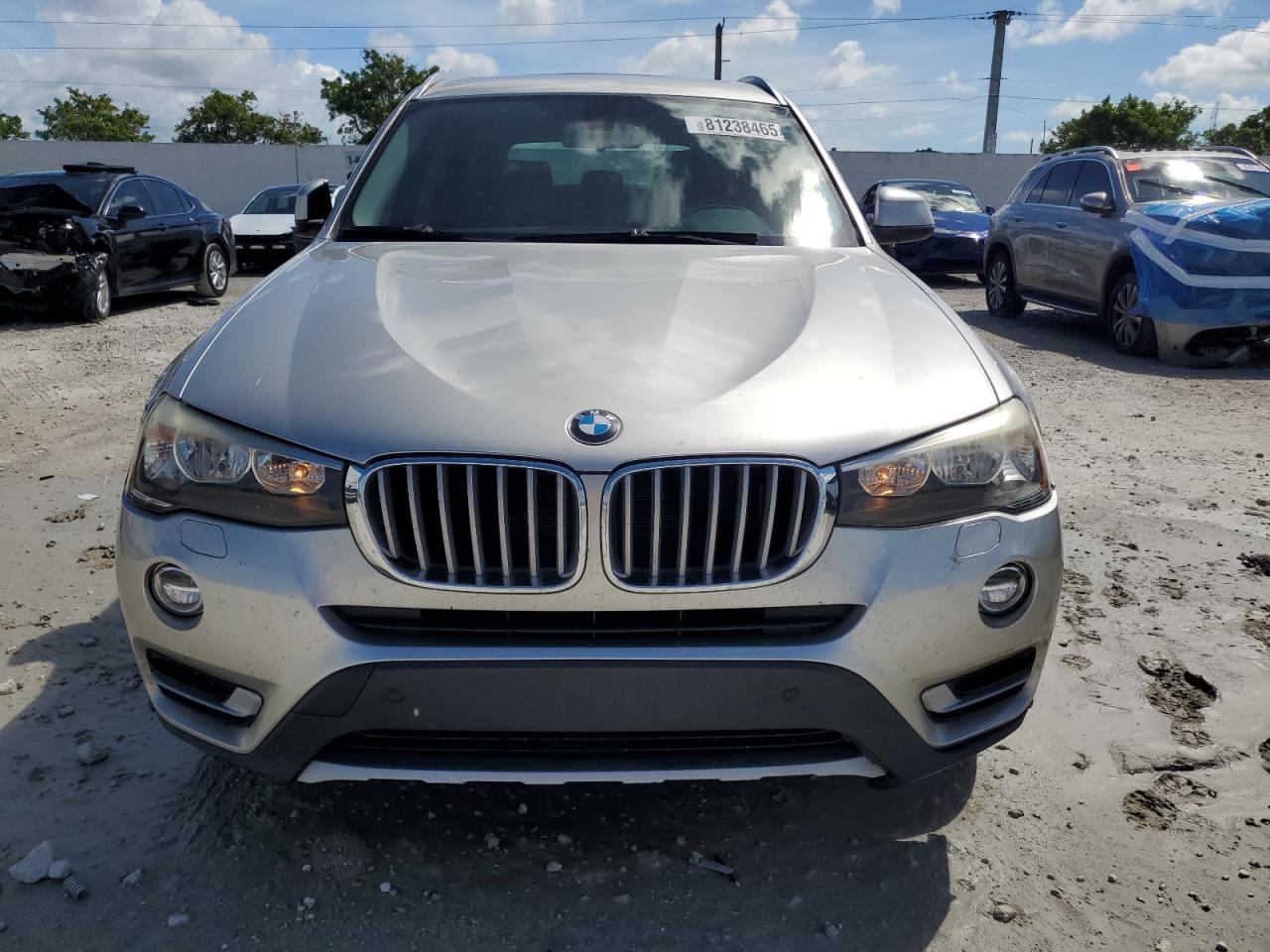 2016 BMW X3 xDrive28I VIN: 5UXWX9C50G0D69647 Lot: 81238465
