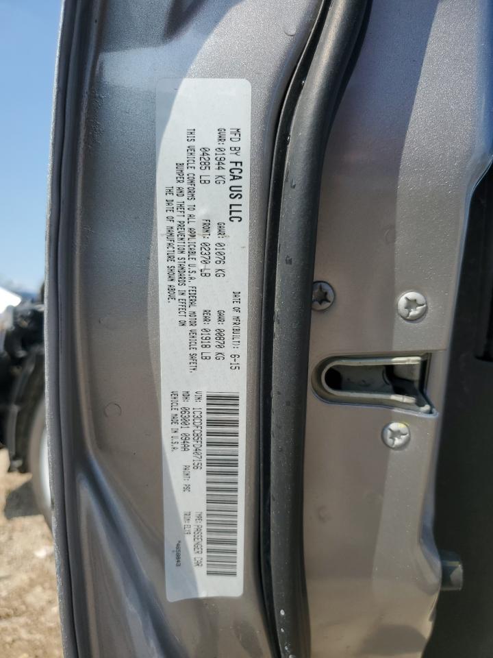 2015 Dodge Dart Limited VIN: 1C3CDFCB5FD407156 Lot: 80346025